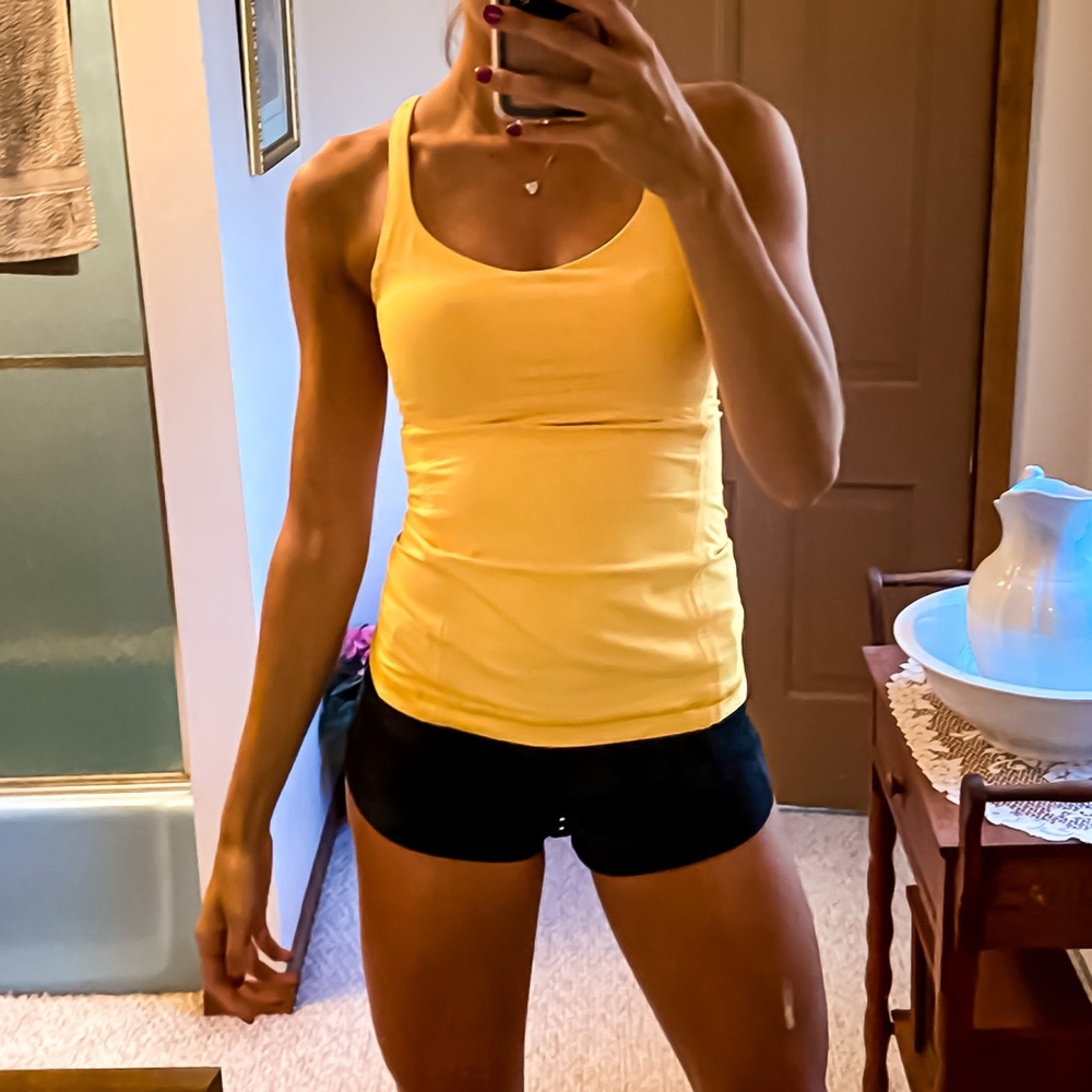 Lululemon Yellow Tank Top size small